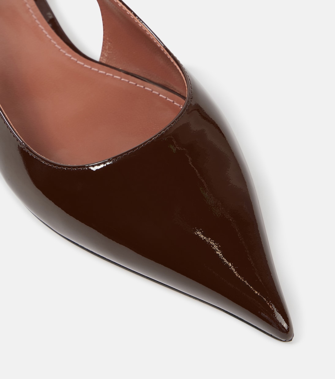 Jessica 10 patent leather slingback flats | Paris Texas