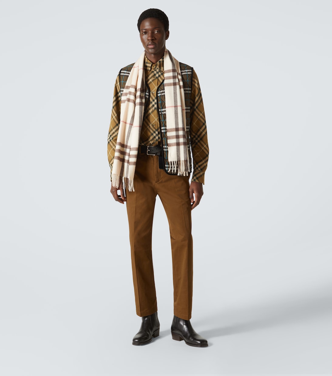 Burberry Check cashmere scarf | Burberry