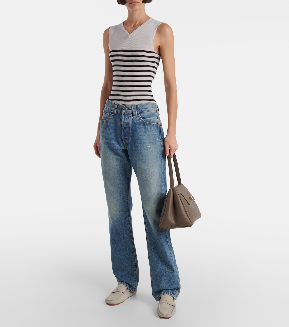 Borsa Audrey in pelle | Khaite
