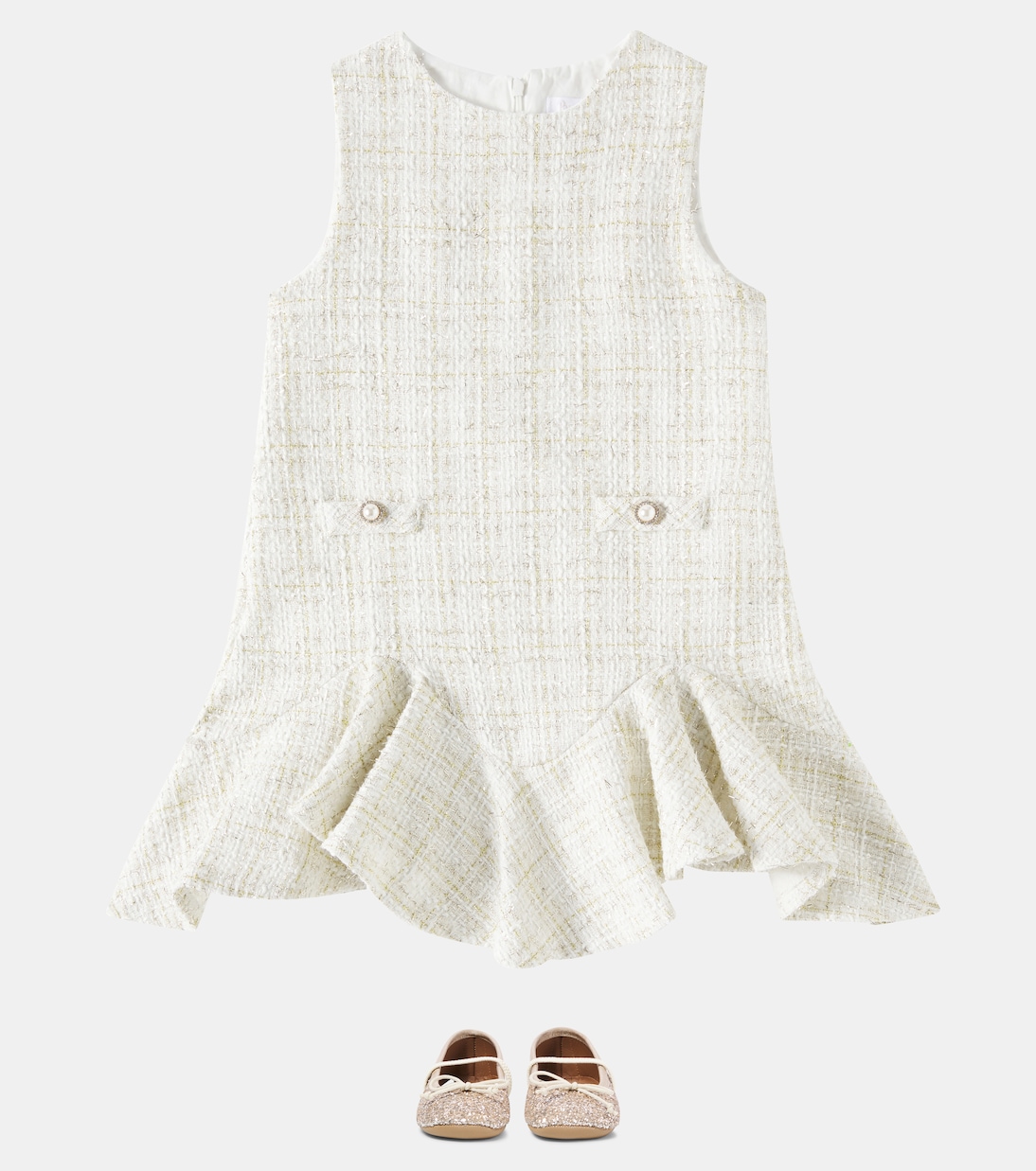 Robe en tweed à carreaux | Patachou