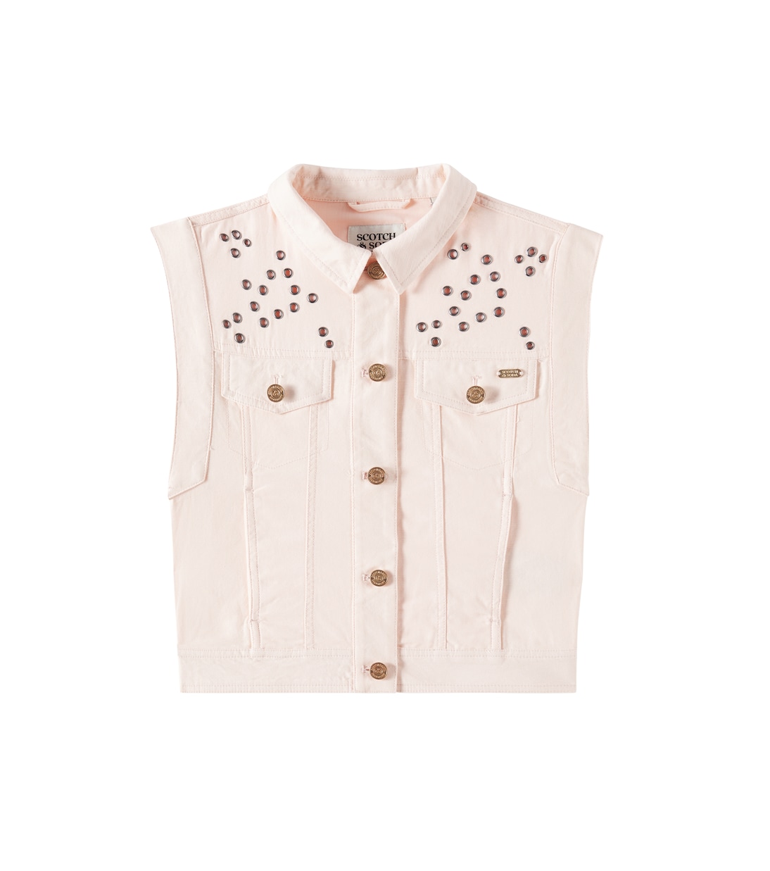 Verzierte Weste aus Baumwolle | Scotch & Soda Kids