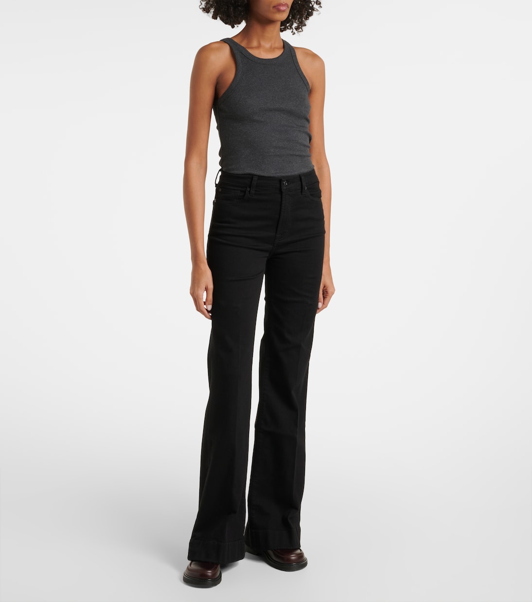 Jean droit Modern Dojo à taille haute | 7 For All Mankind