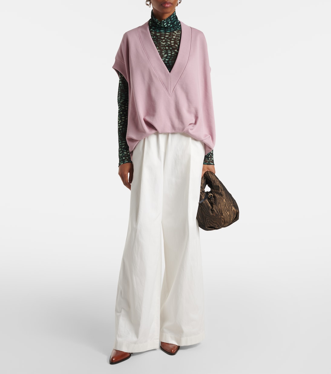 Pullover senza maniche in cotone | Dries Van Noten
