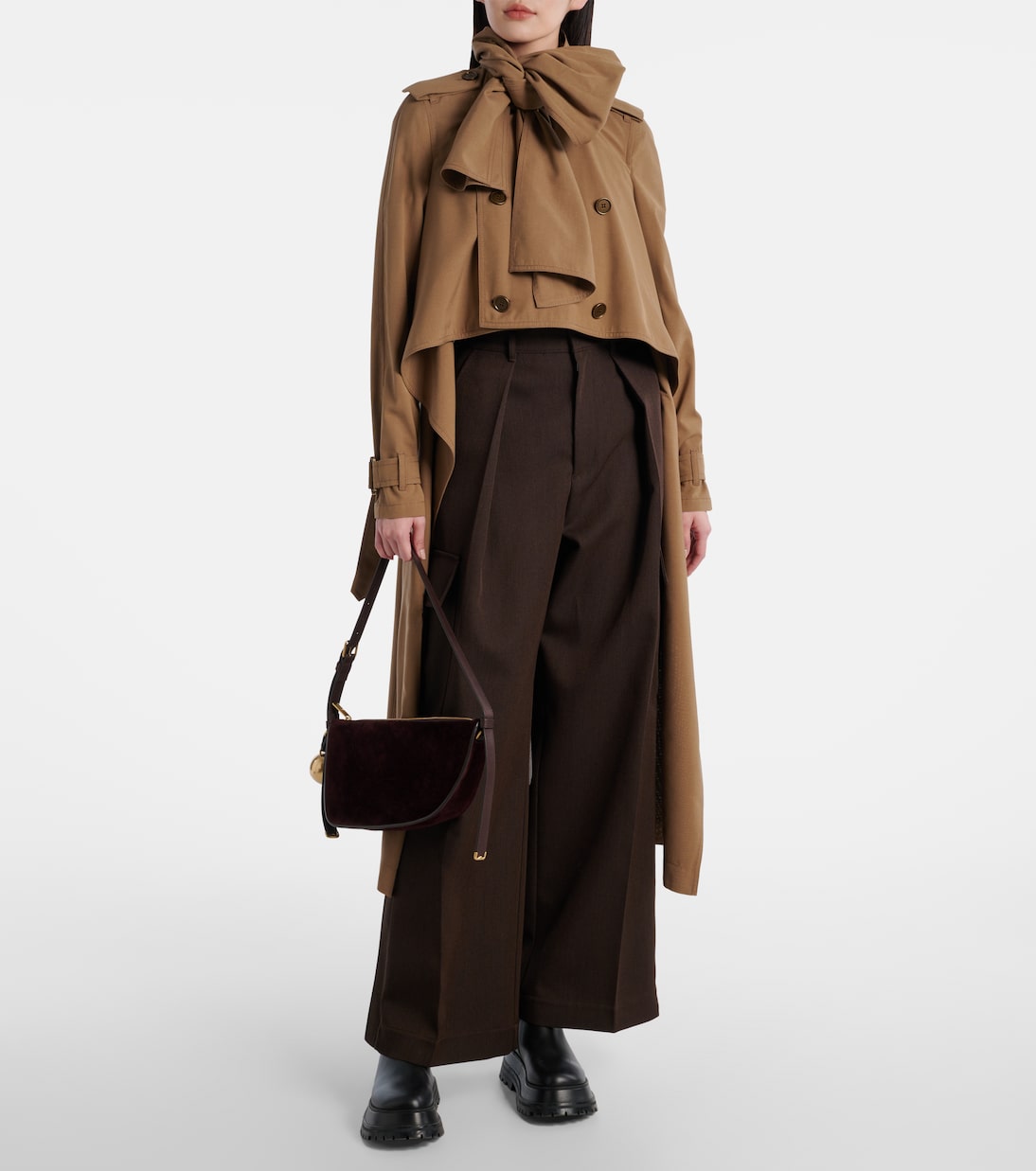 Trench-coat en soie | Burberry
