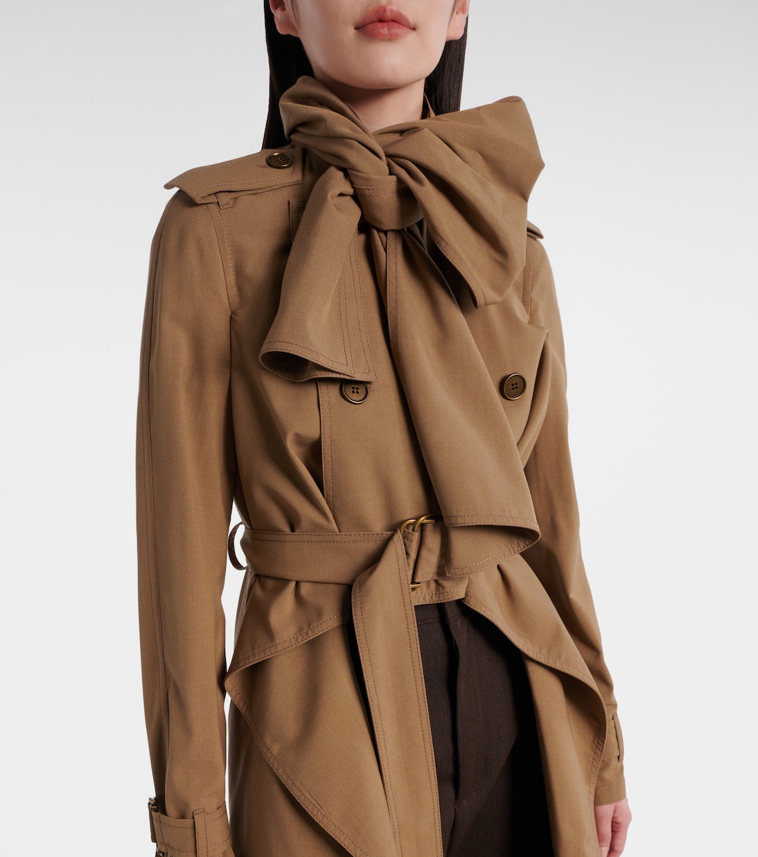 Trench-coat en soie | Burberry
