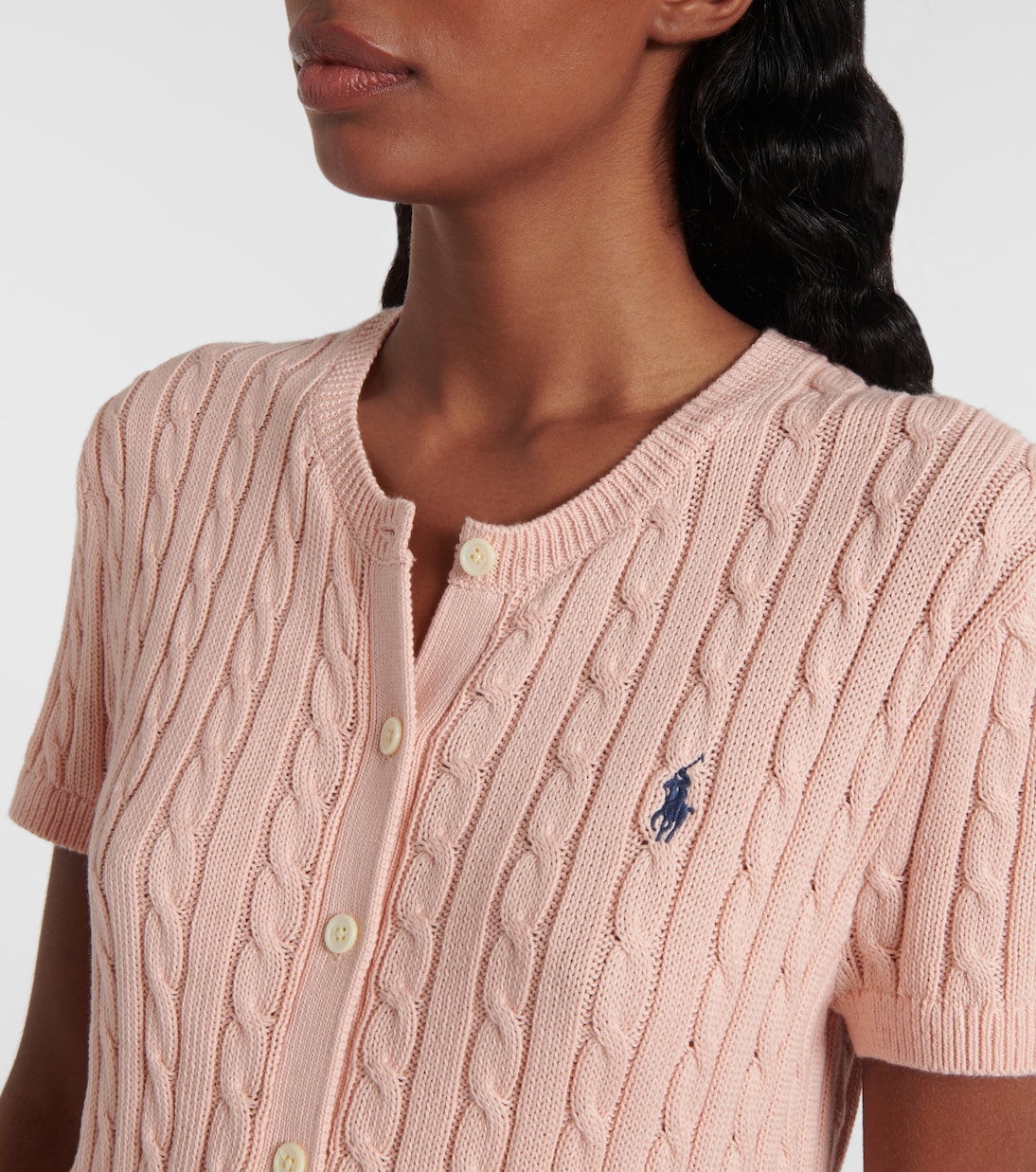 Cárdigan trenzado de algodón | Polo Ralph Lauren