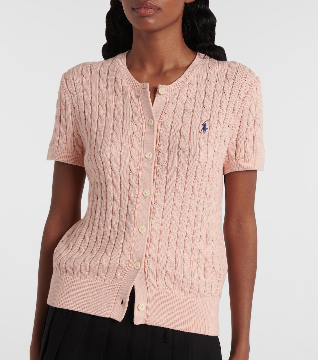 Cárdigan trenzado de algodón | Polo Ralph Lauren