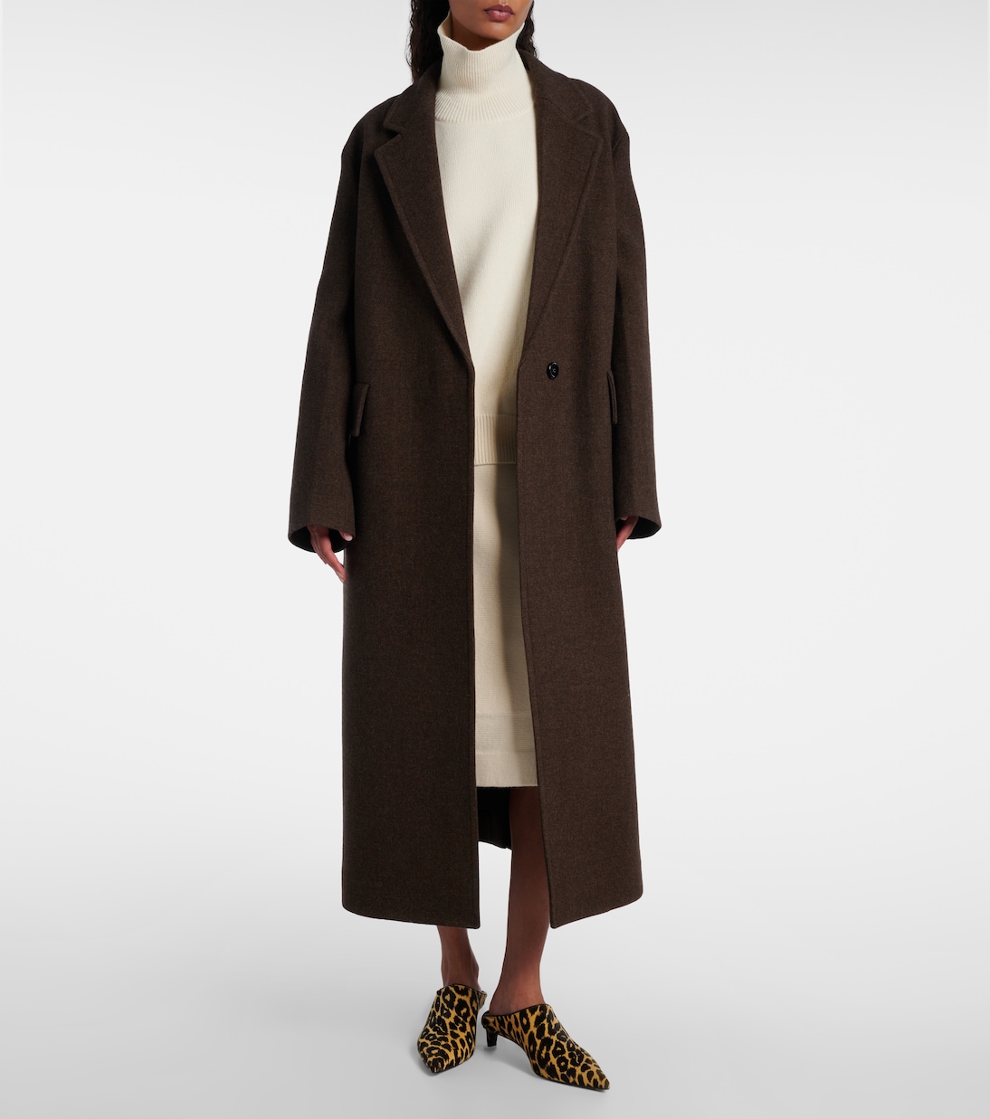 Wool-blend wrap skirt | Jil Sander
