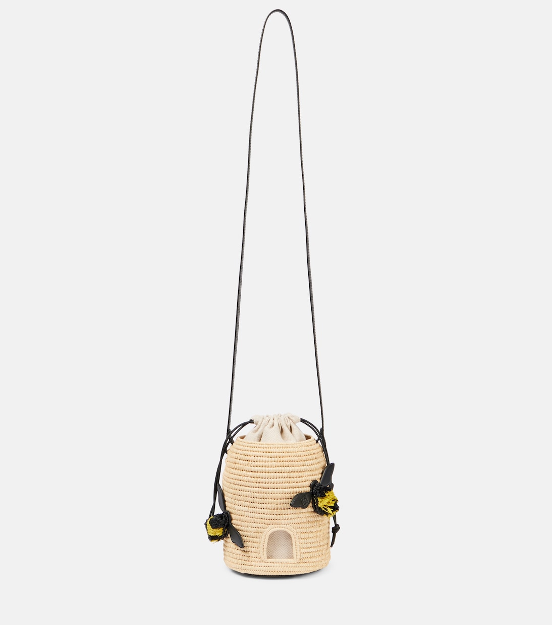 Paula's Ibiza - Borsa a tracolla Beehive in rafia | Loewe