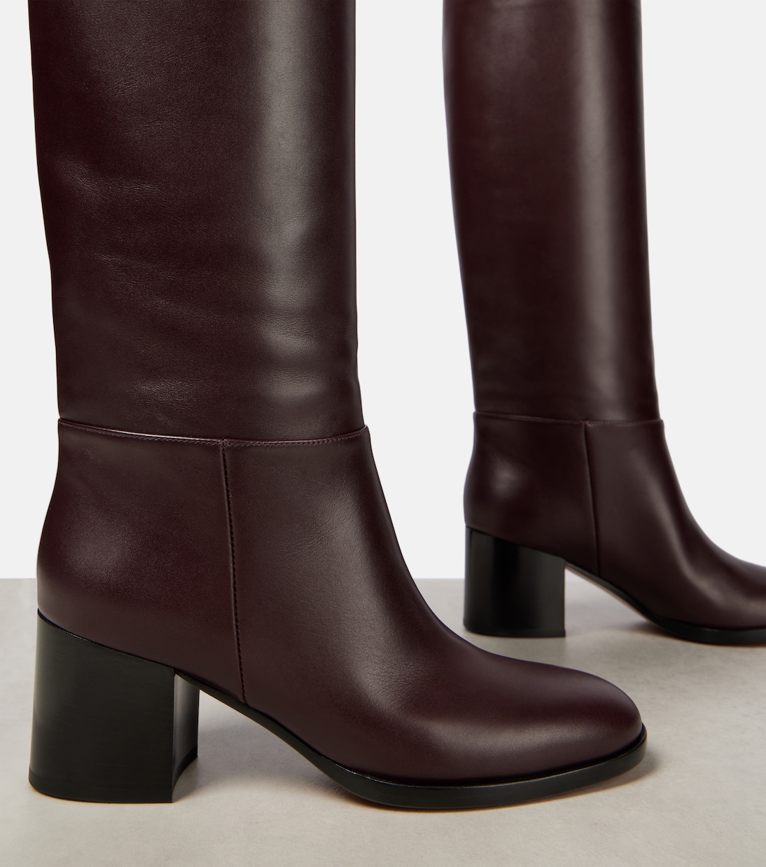 Botas altas Santiago de piel | Gianvito Rossi