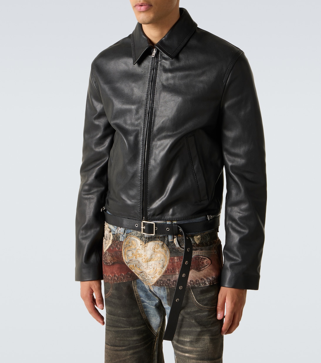 Bikerjacke aus Leder | Acne Studios