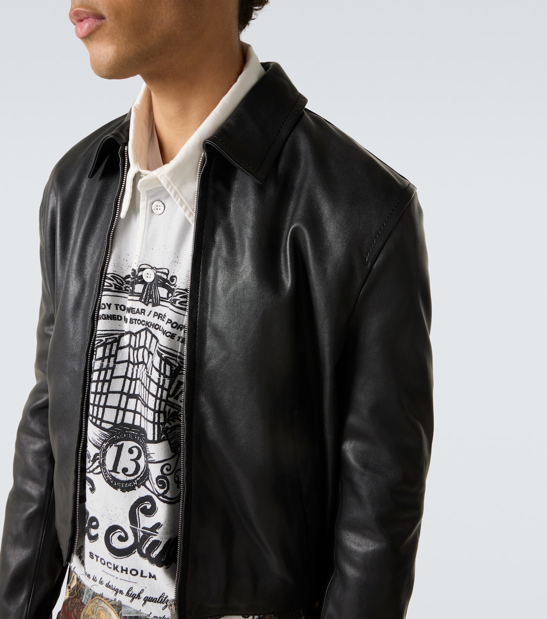 Bikerjacke aus Leder | Acne Studios