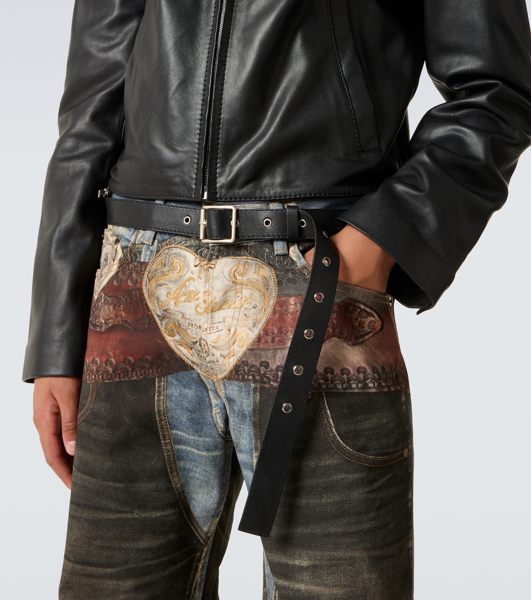 Bikerjacke aus Leder | Acne Studios