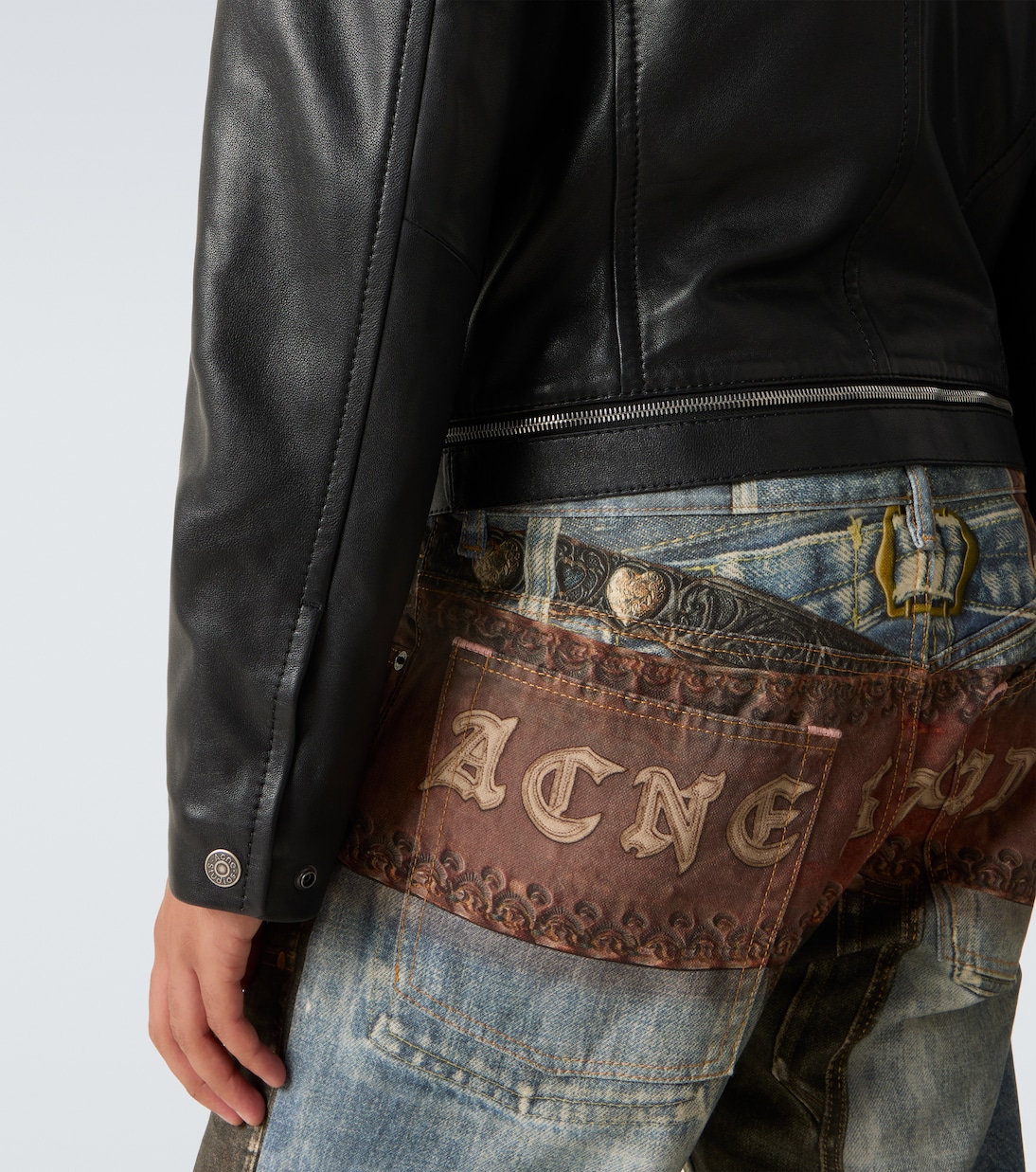 Bikerjacke aus Leder | Acne Studios