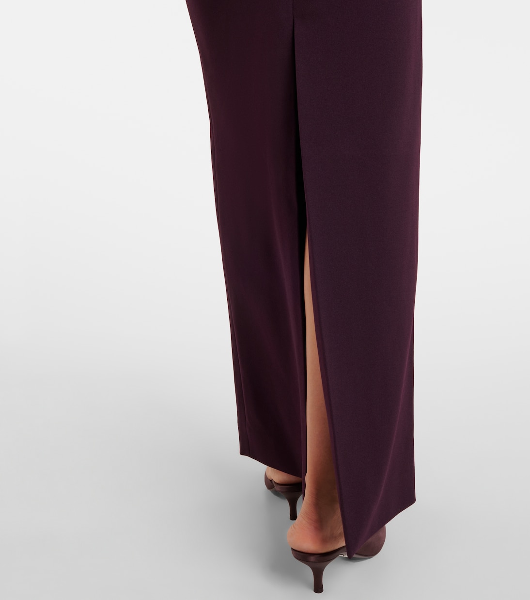 Vestido de fiesta Viviana con ribetes de satén | Solace London