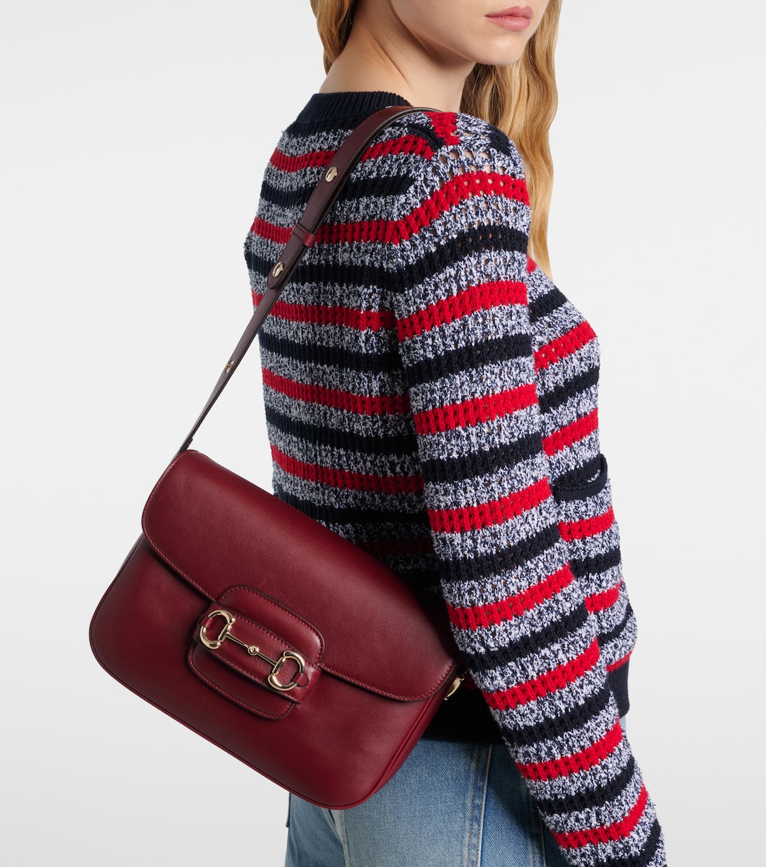 Sac Gucci Horsebit 1955 Medium en cuir | Gucci