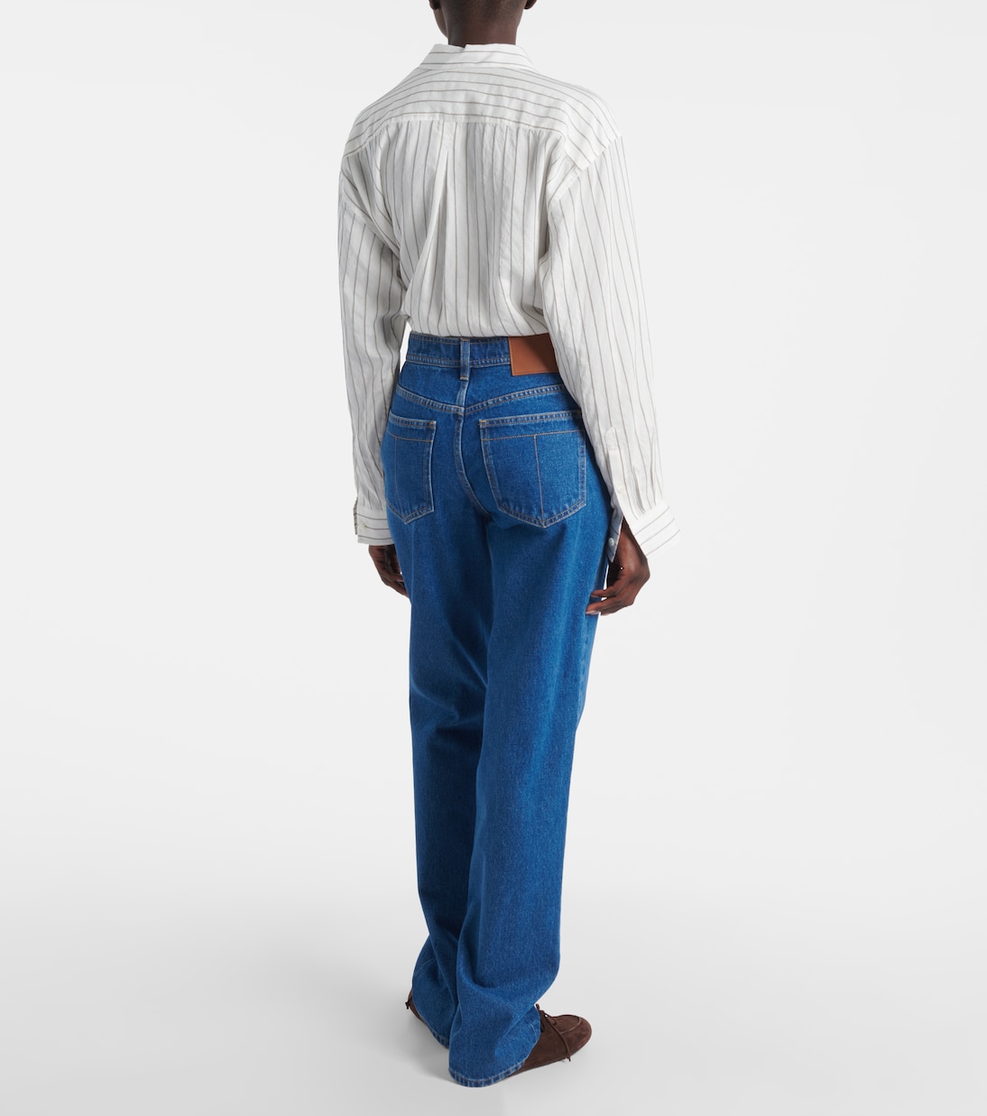 Jeans rectos de tiro alto | Tod's