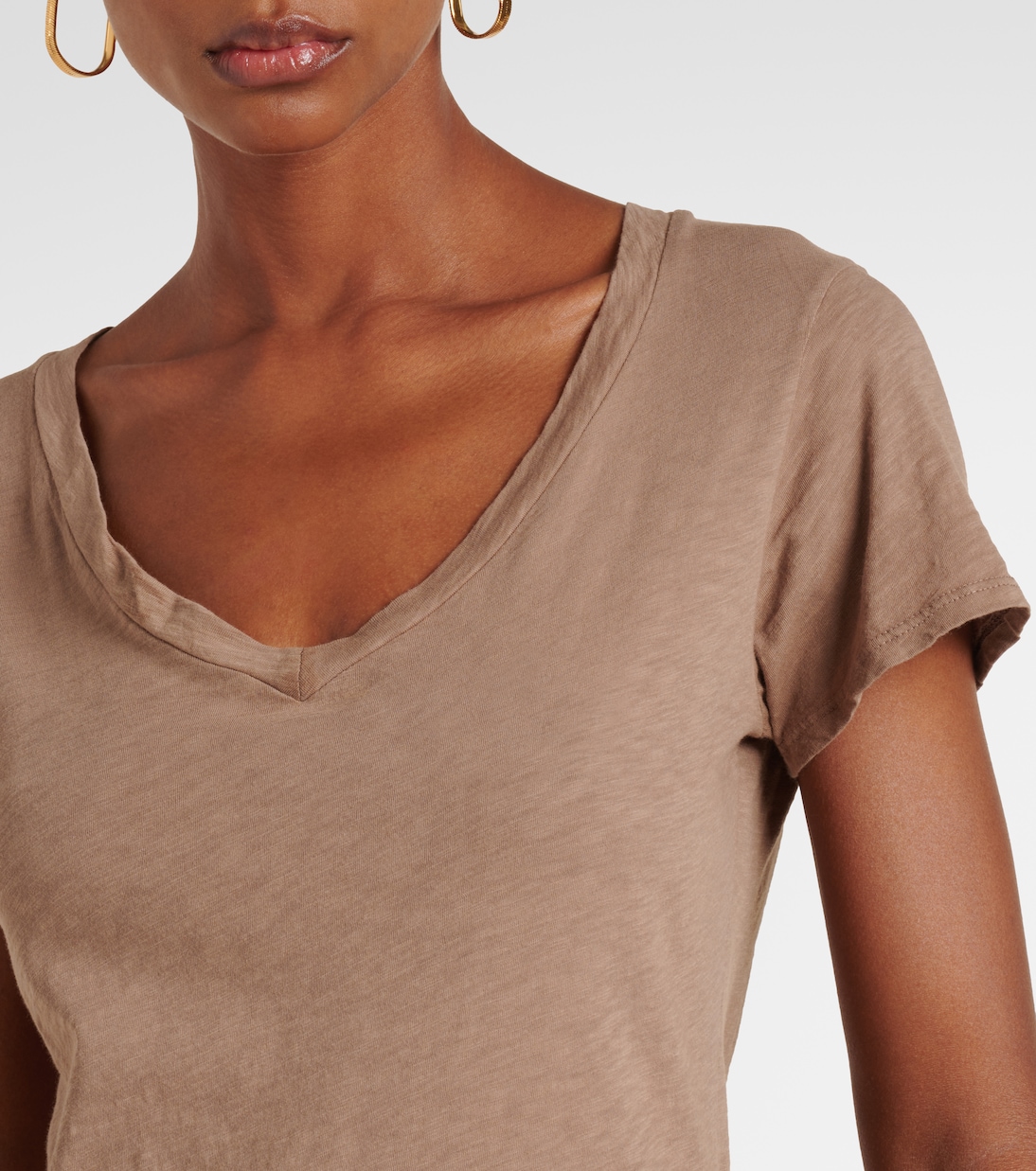 Lilith cotton slub T-shirt | Velvet