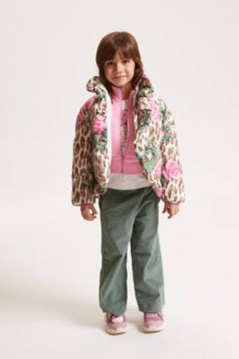 Chaqueta acolchada floral | Monnalisa