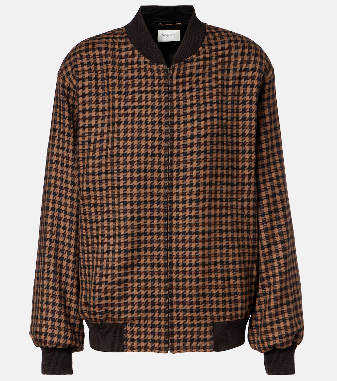 Wool teddy bomber jacket | Saint Laurent