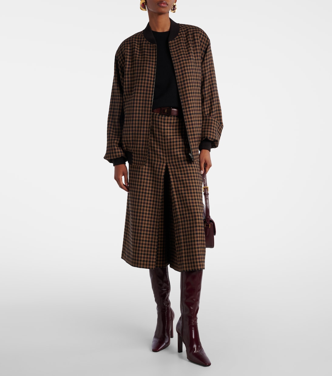 Wool teddy bomber jacket | Saint Laurent