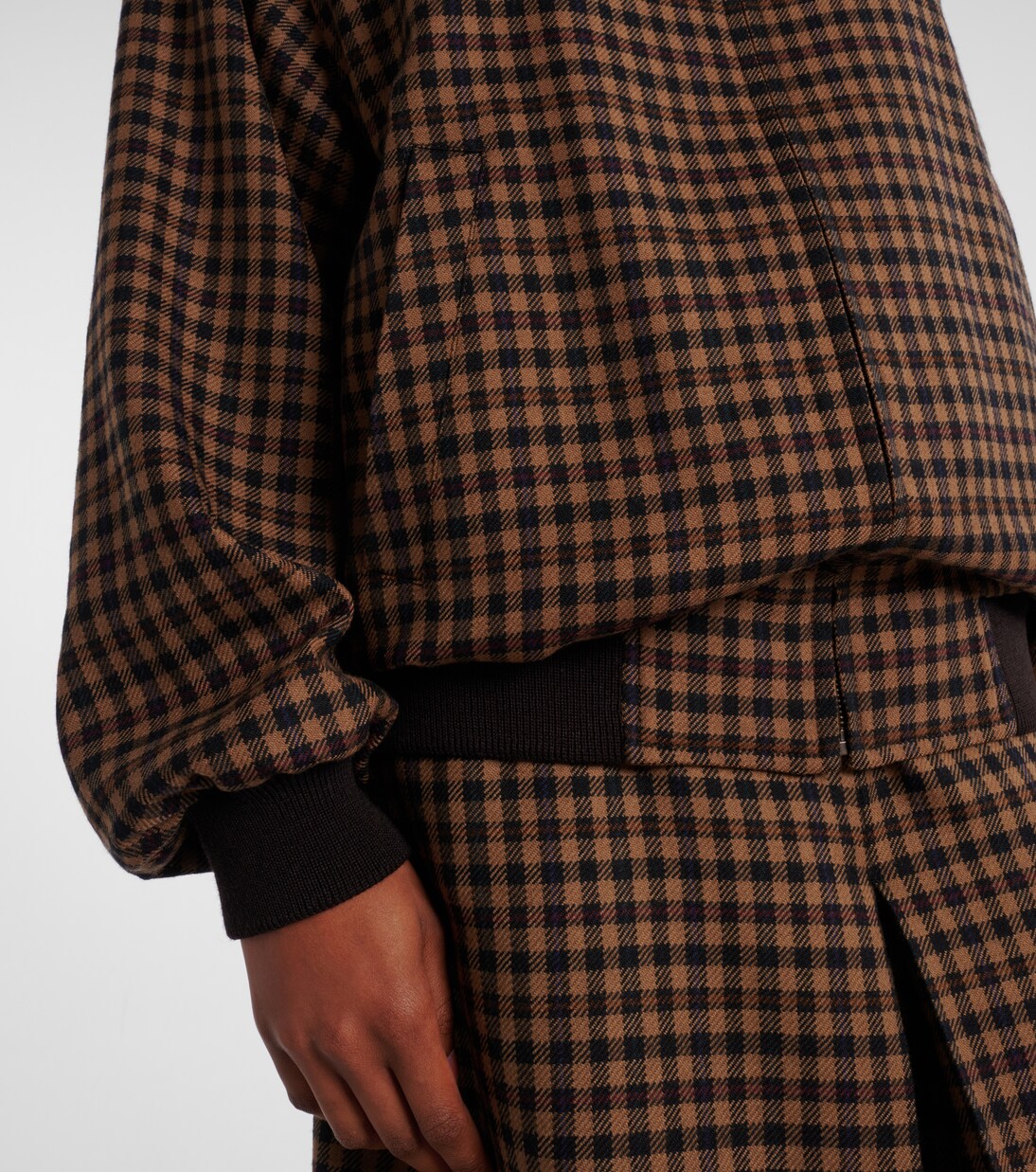 Wool teddy bomber jacket | Saint Laurent