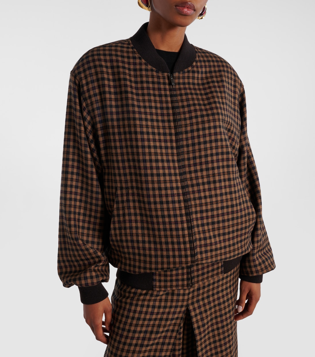 Wool teddy bomber jacket | Saint Laurent