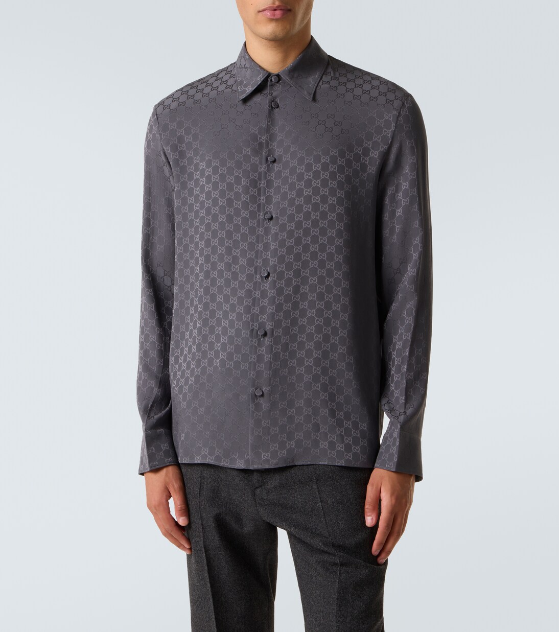 Chemise GG en soie | Gucci