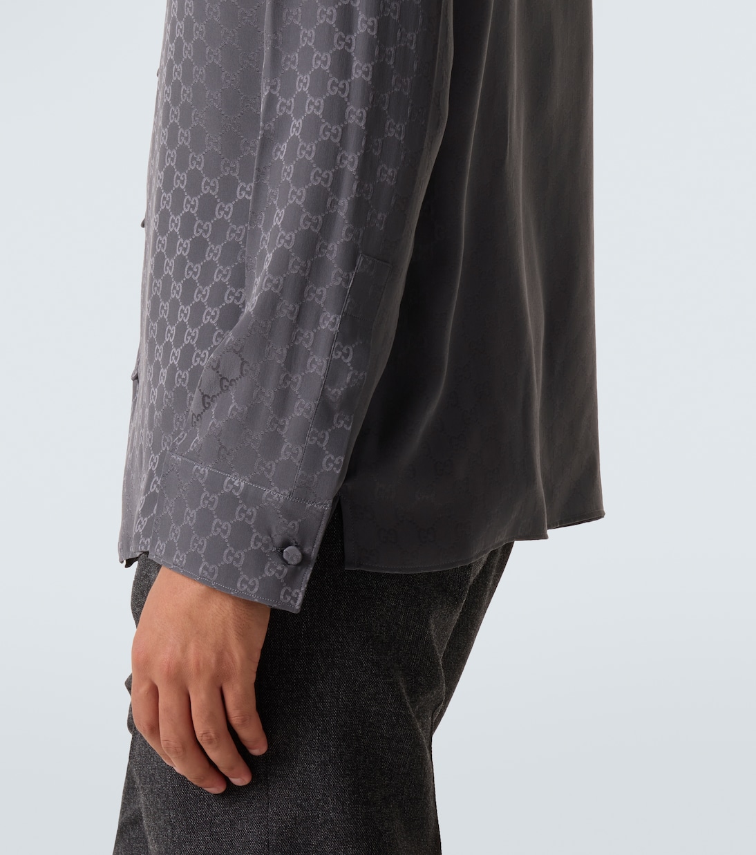 Chemise GG en soie | Gucci
