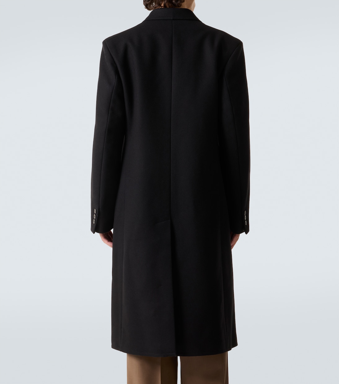 Double-breasted virgin wool coat | Maison Margiela