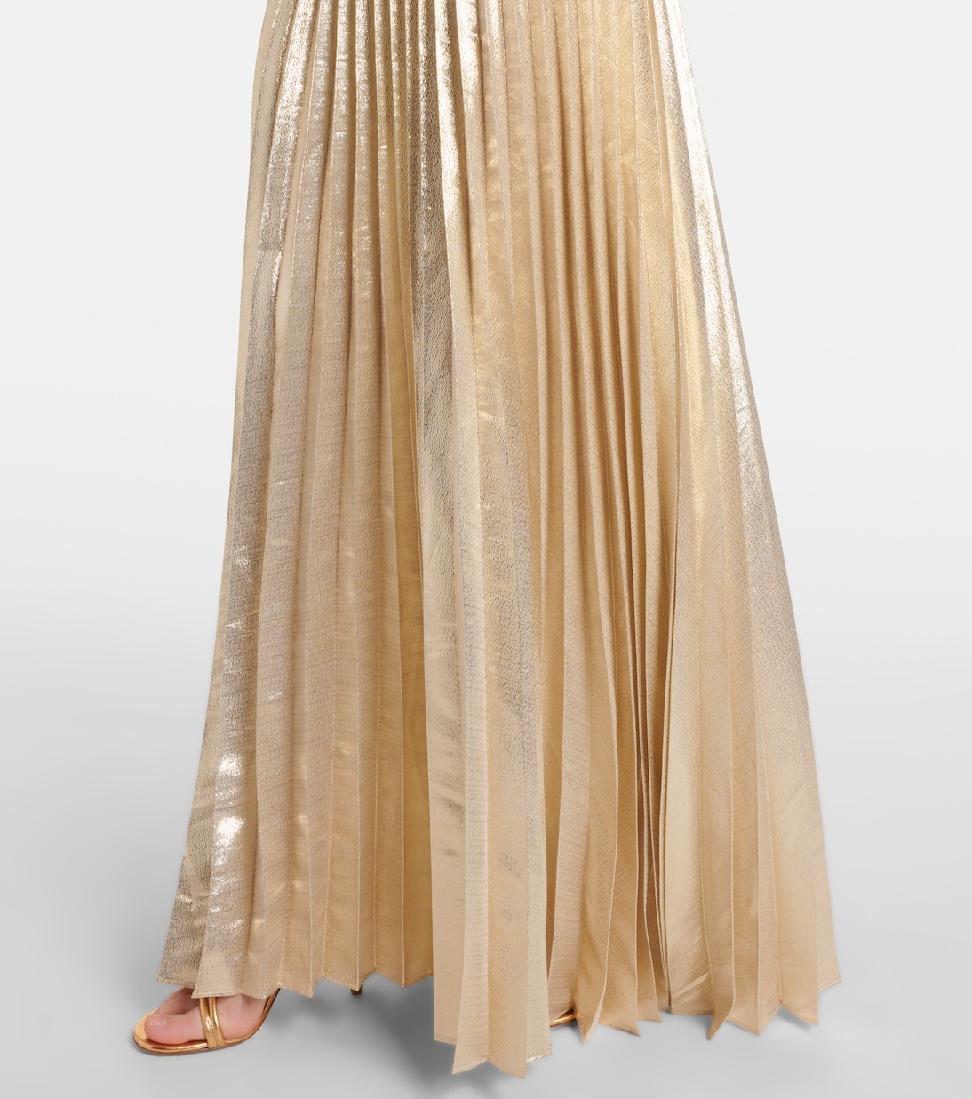 Robe longue en lamée | Self-Portrait