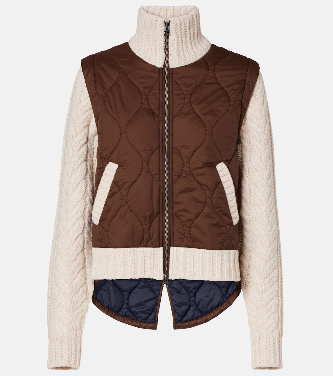 Patra quilted wool-trimmed jacket | Veronica Beard