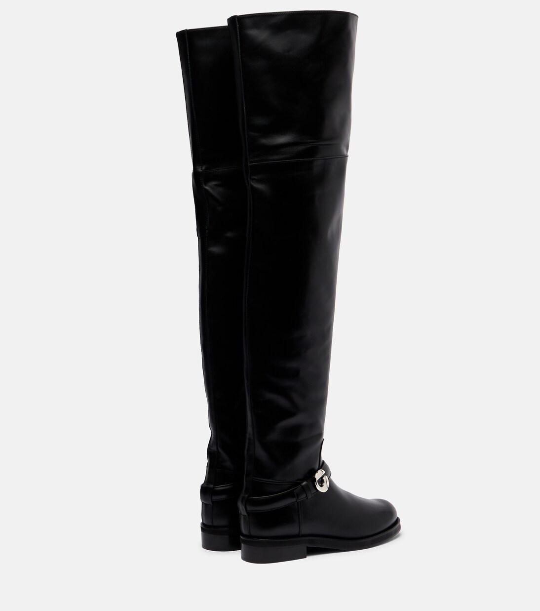 Overknee-Stiefel aus Leder | Coperni