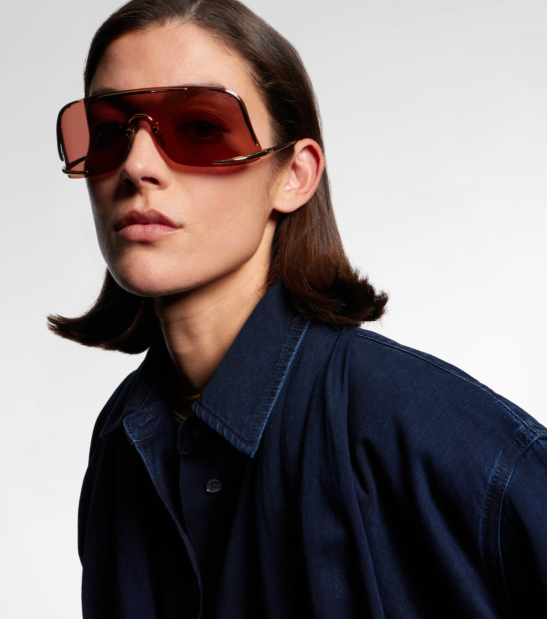 Logo shield sunglasses | Loewe