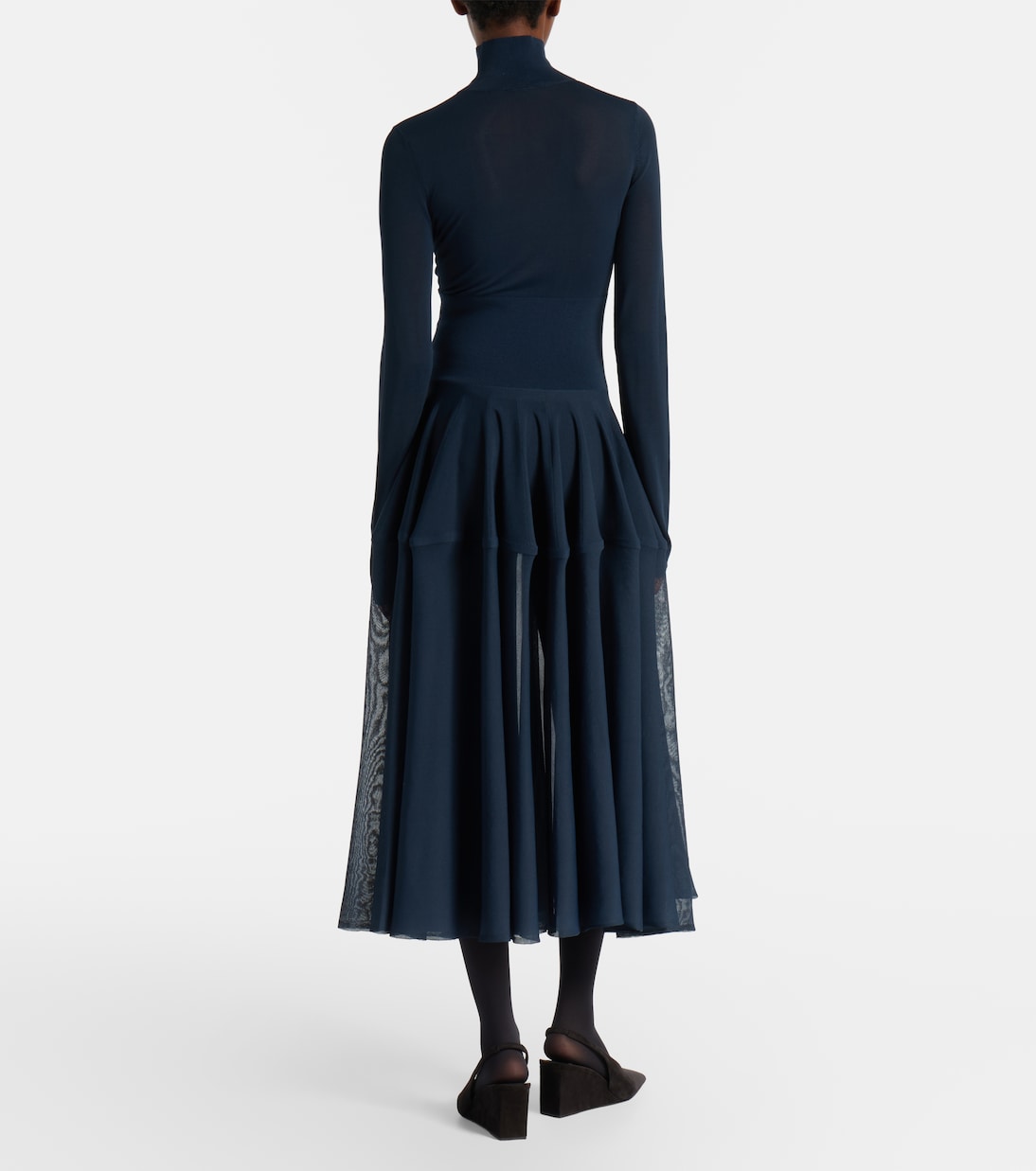 Sheer midi dress | Alaïa