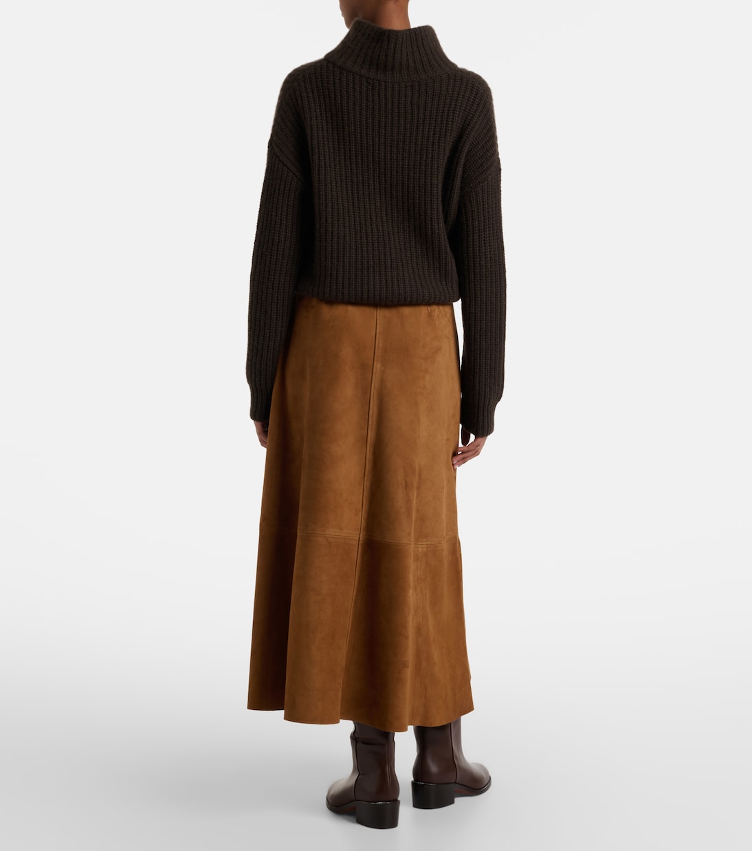 Cassia suede midi skirt | Citizens of Humanity