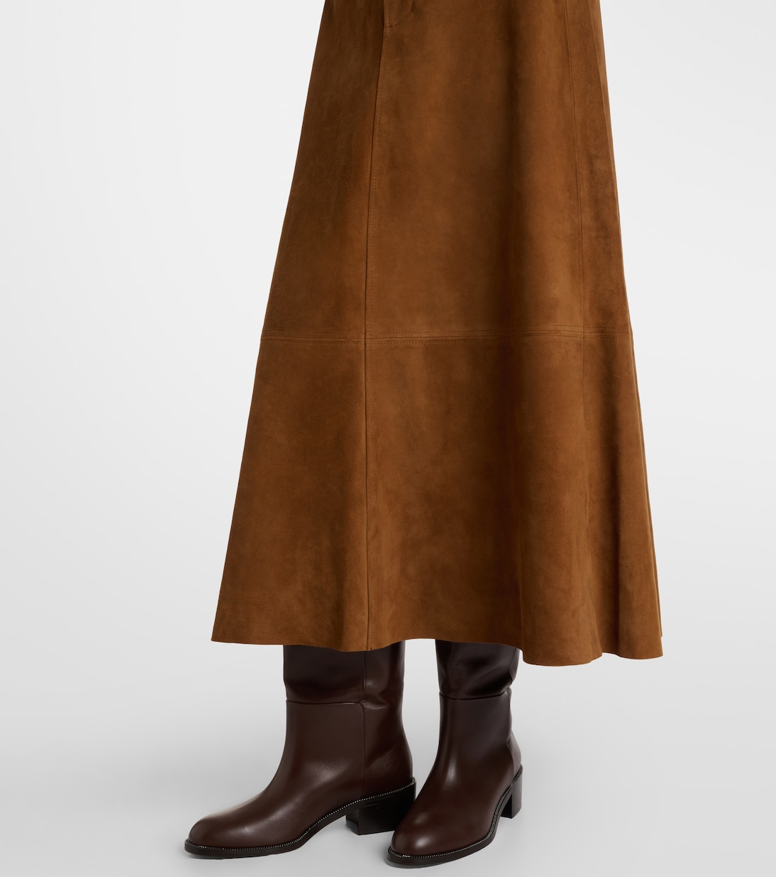 Cassia suede midi skirt | Citizens of Humanity