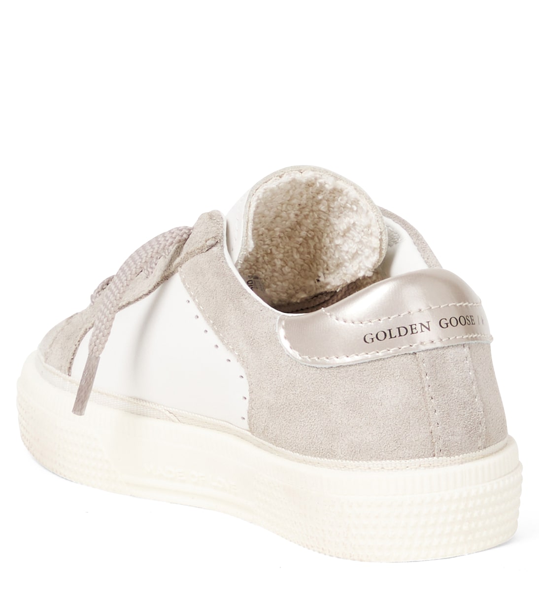 May suede-trimmed sneakers | Golden Goose Kids