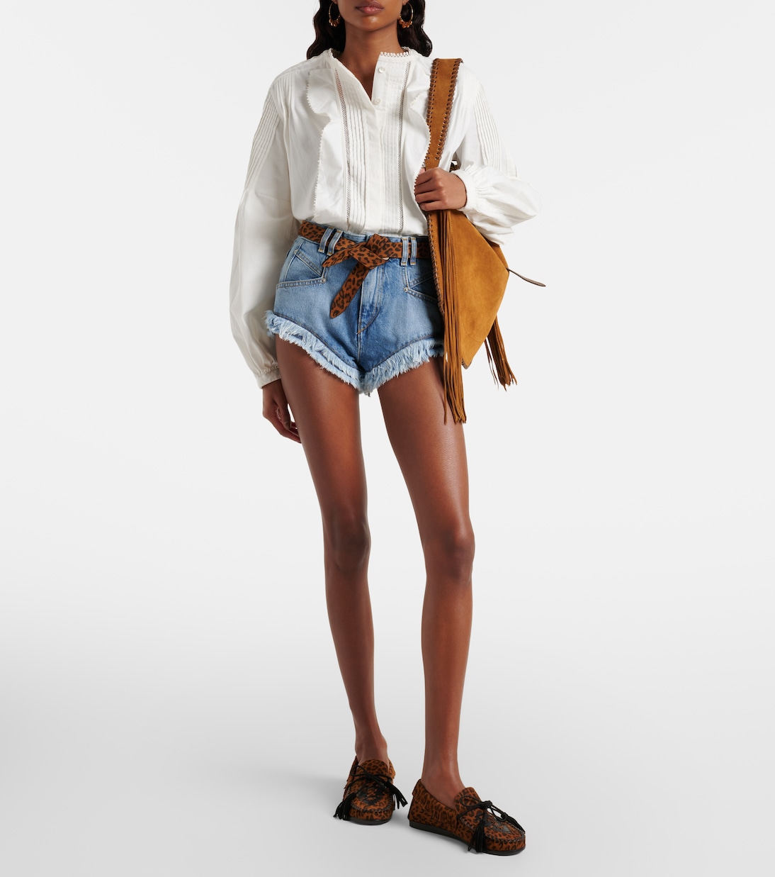 High-Rise Jeansshorts Eneidala | Isabel Marant