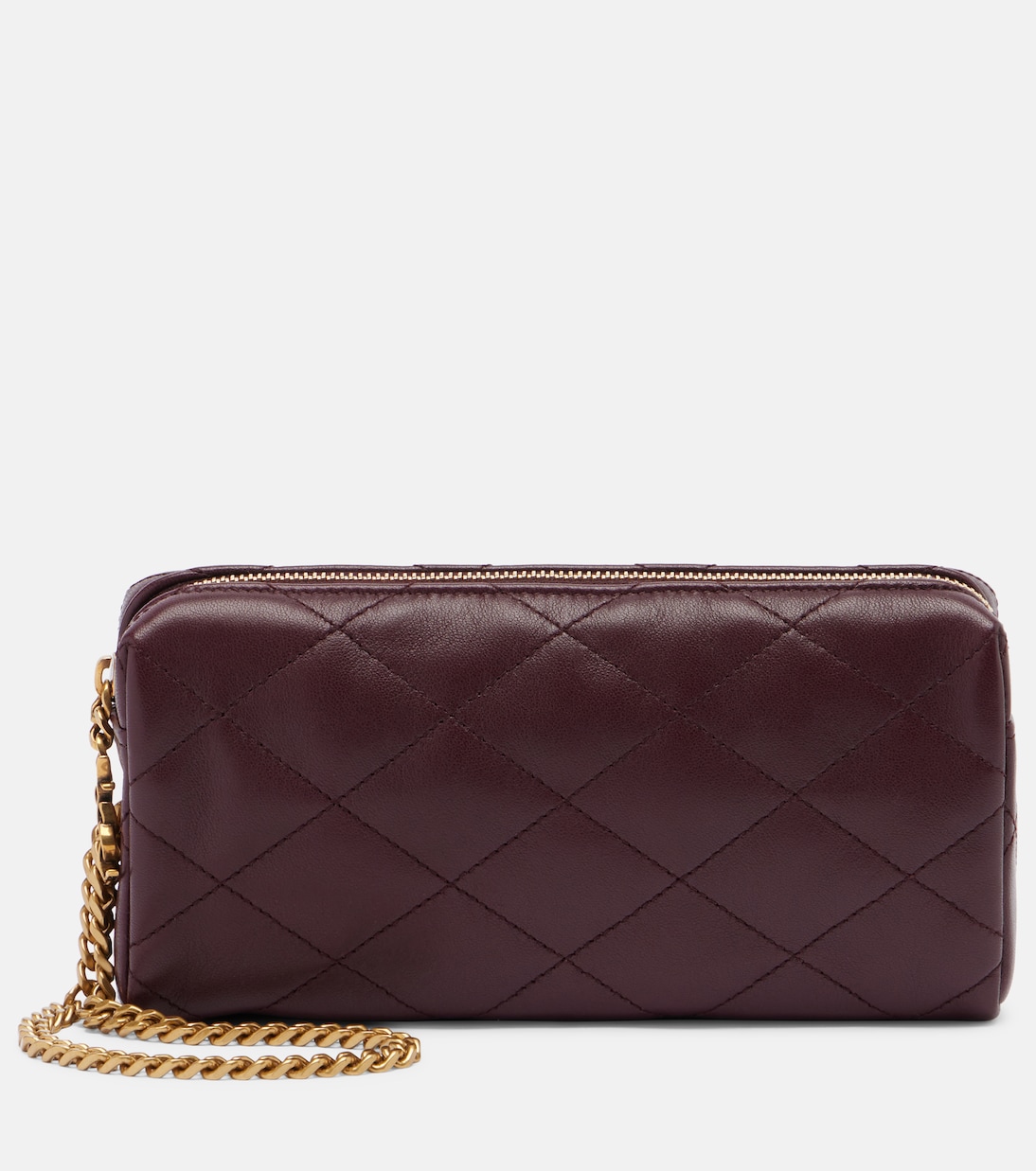 Cassandre quilted leather wallet on chain | Saint Laurent