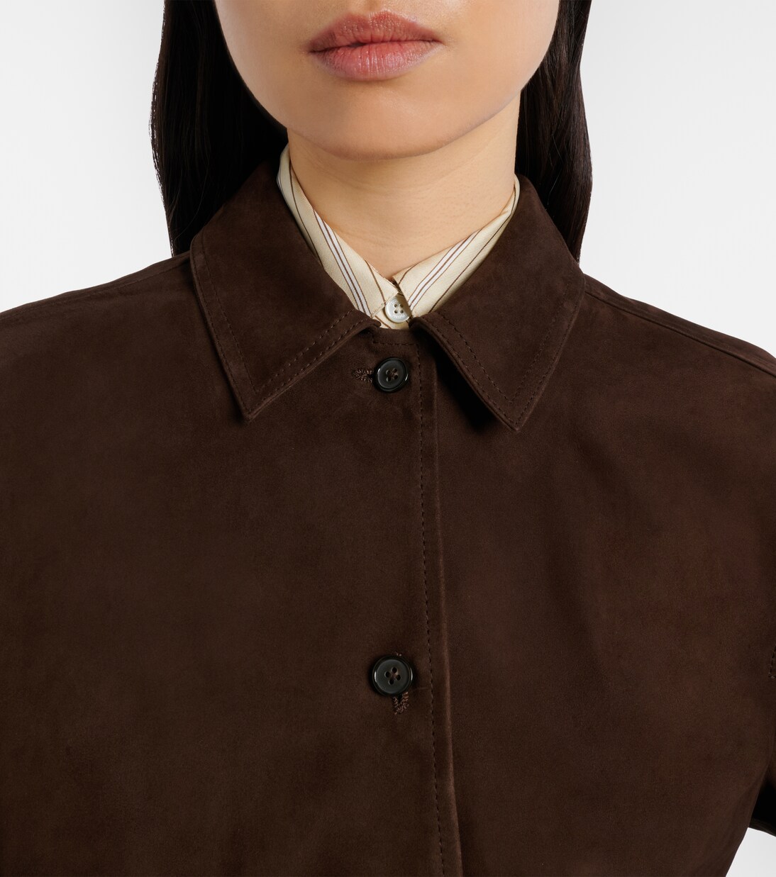 Suede overshirt | Toteme