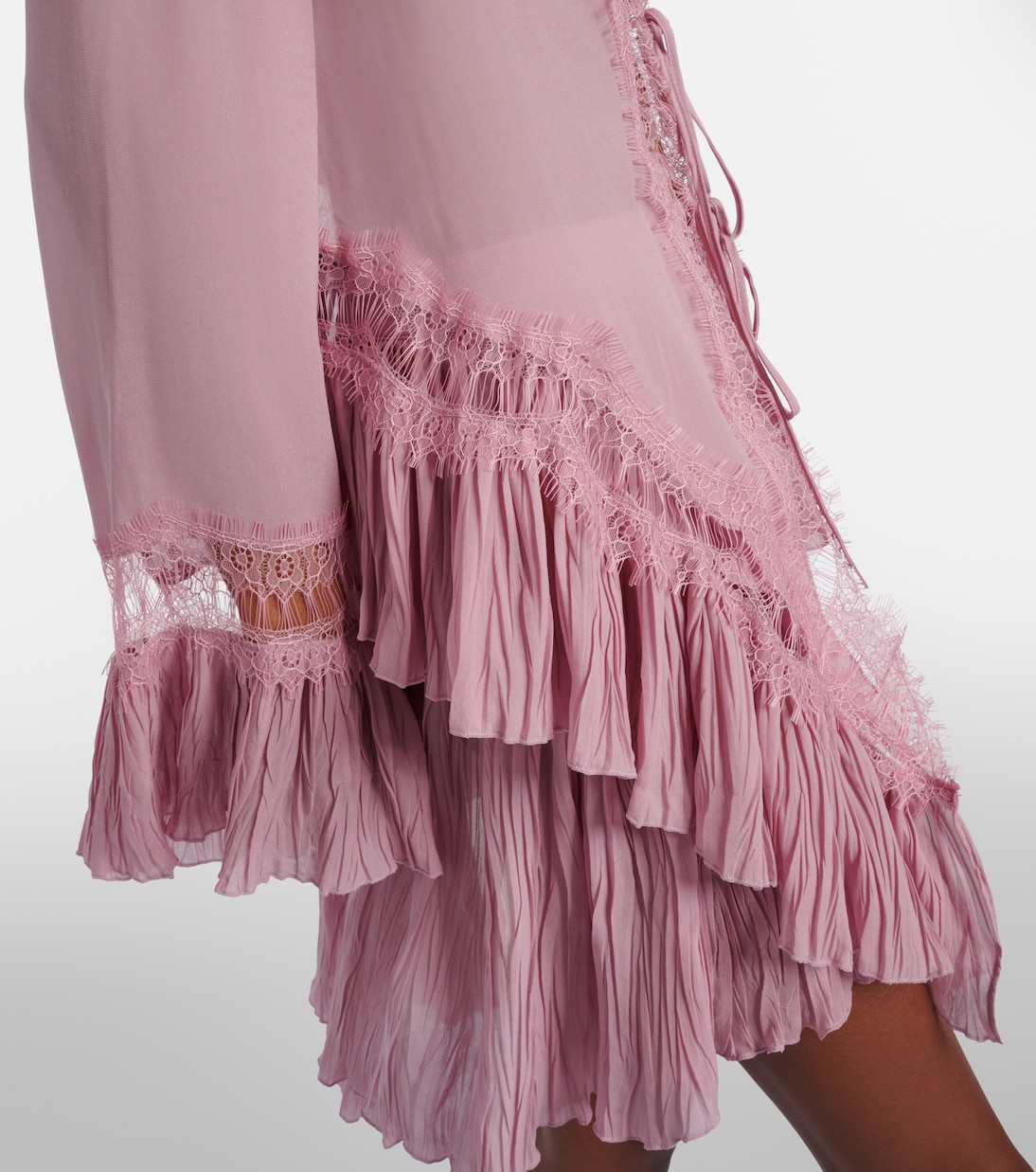 Chemise en georgette à dentelle | Blumarine