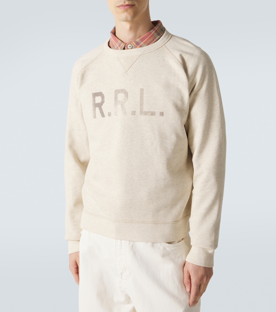 Logo cotton-blend sweatshirt | RRL