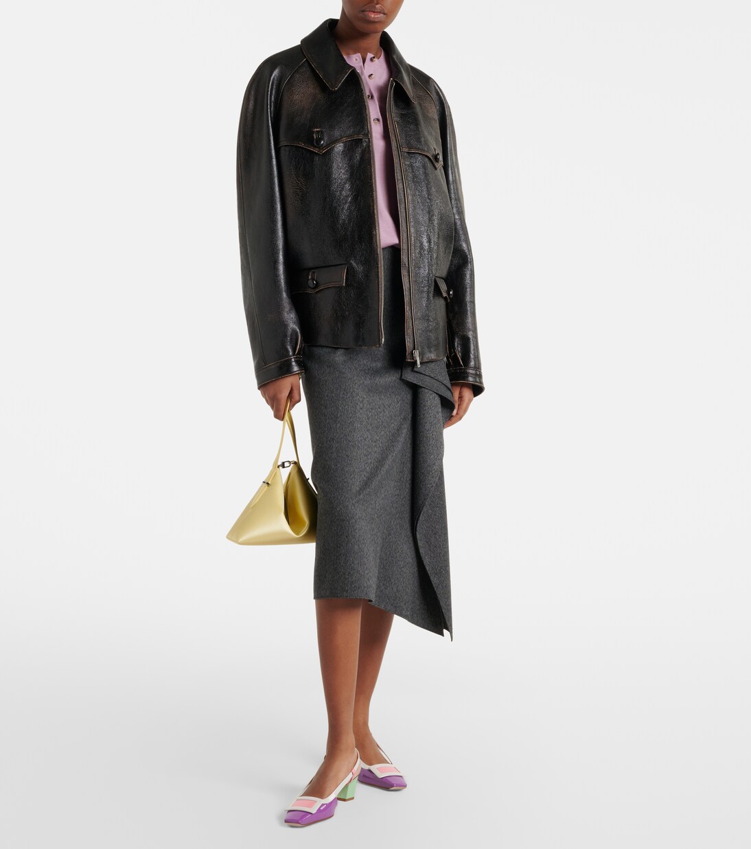 Salones destalonados Belle Vivier de charol | Roger Vivier