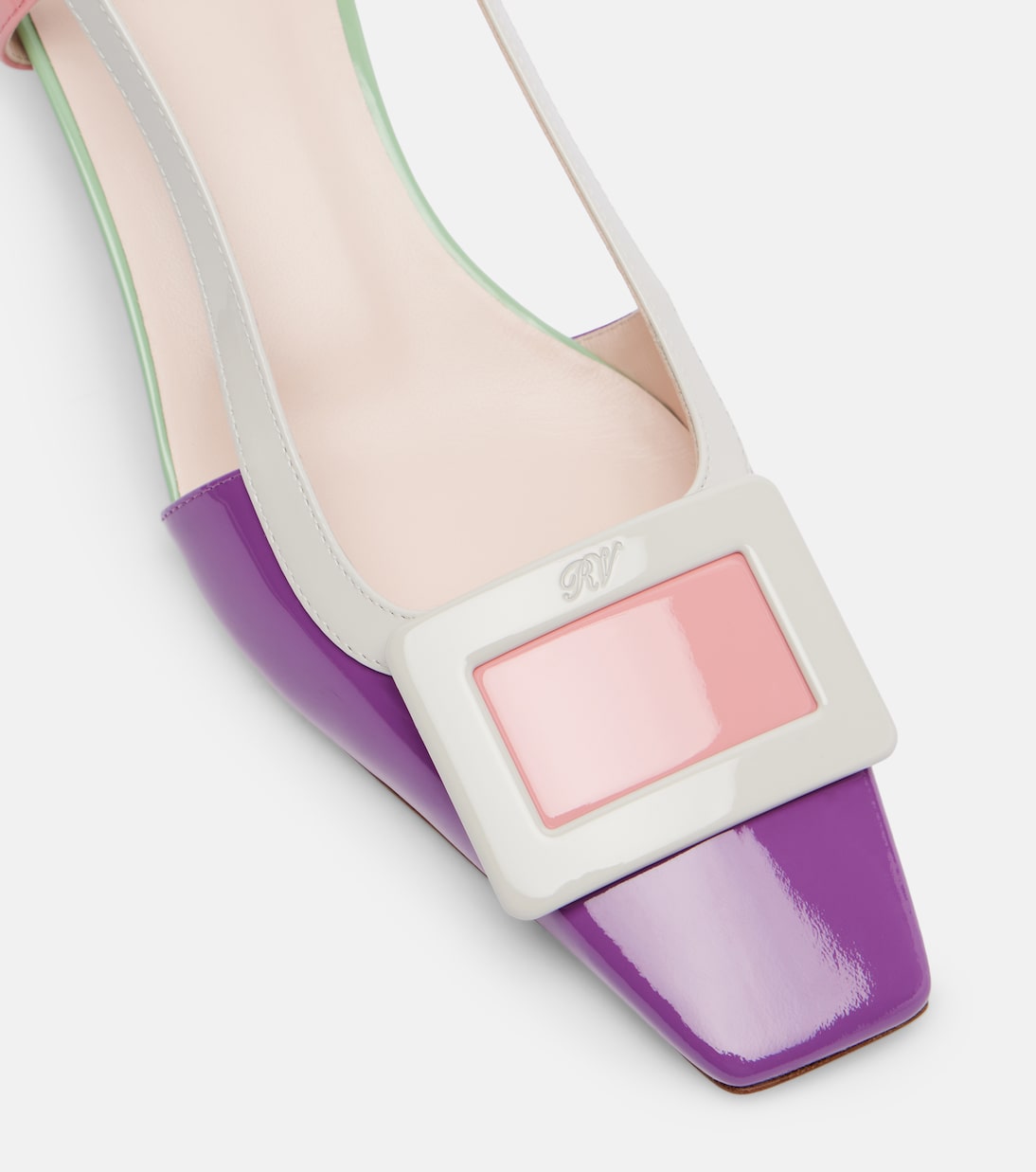 Salones destalonados Belle Vivier de charol | Roger Vivier