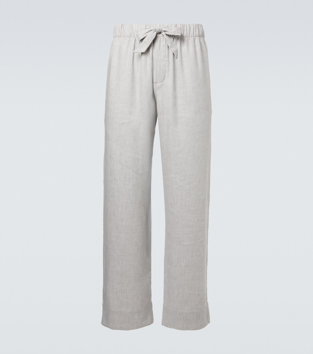 Luan linen and cotton-blend straight pants | Frescobol Carioca