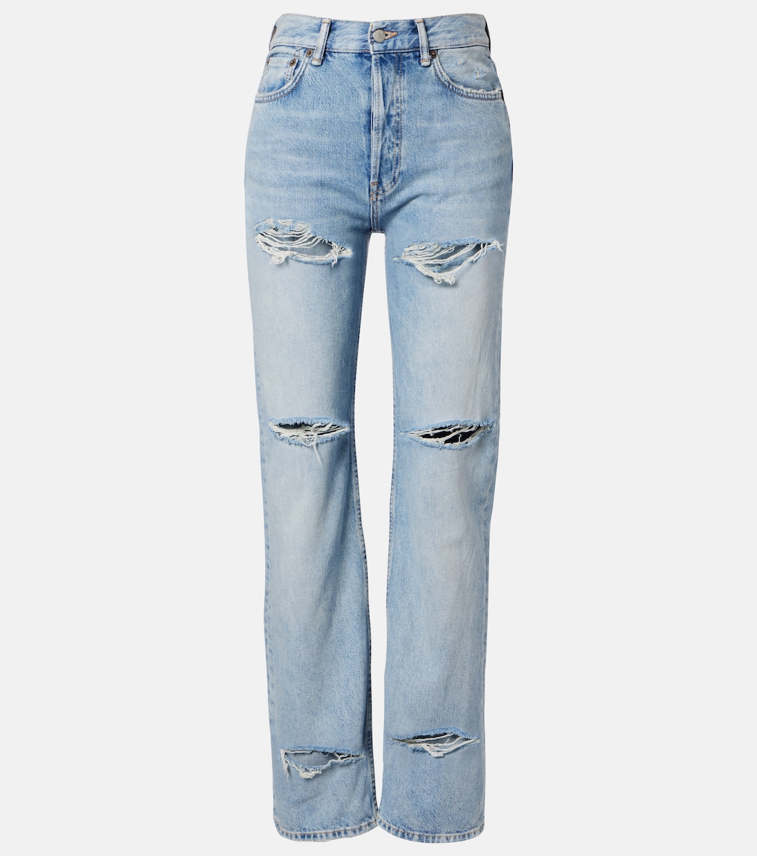 Distressed straight jeans | Acne Studios