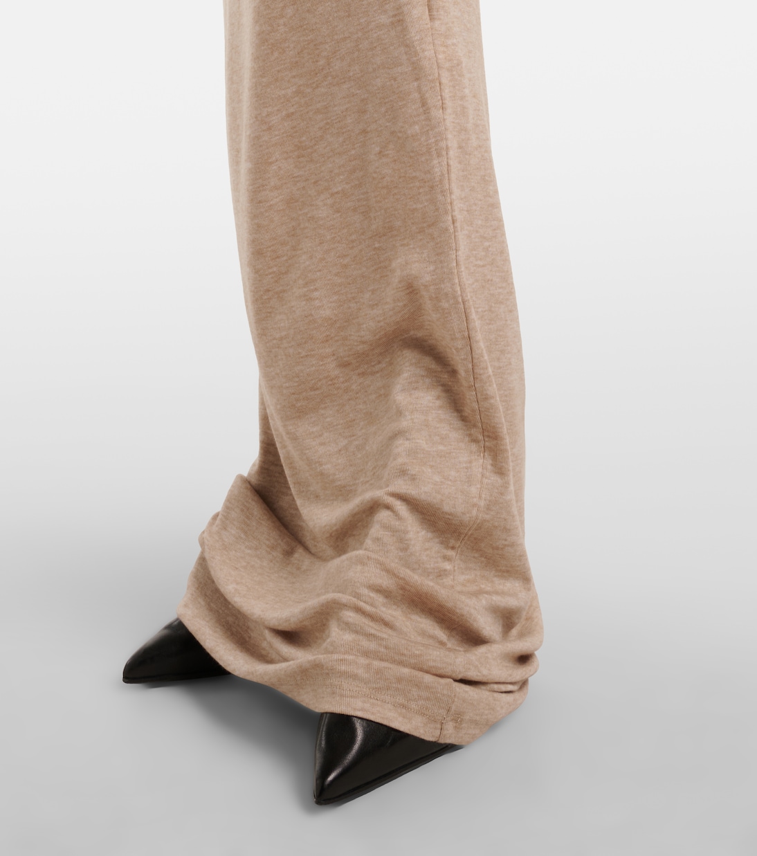 Draped one-shoulder jersey maxi dress | Entire Studios