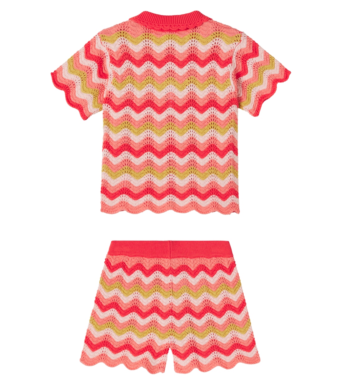 Cotton Ninon top and Nine shorts set | Bonton