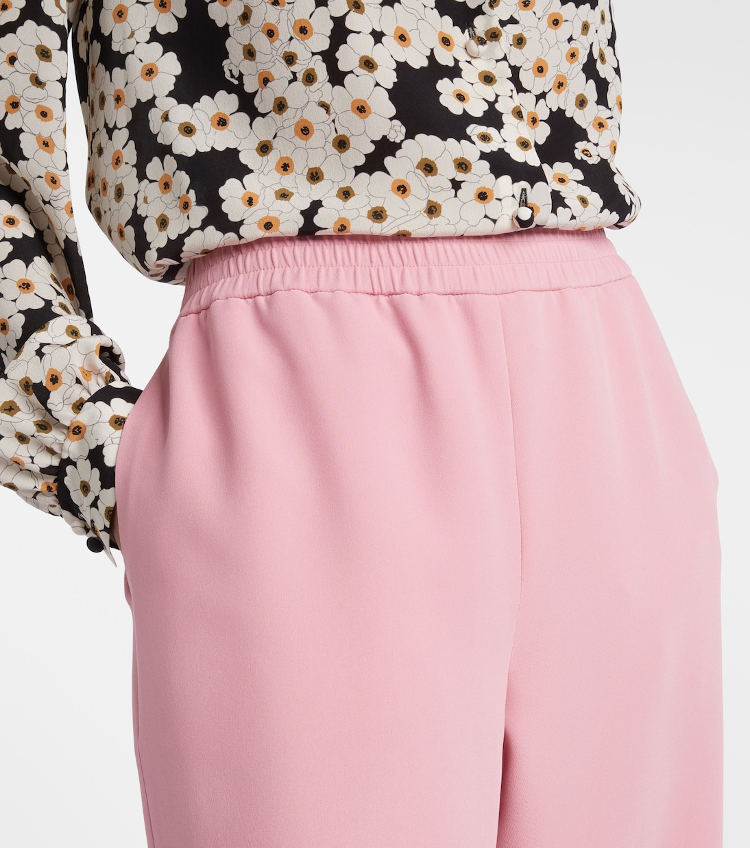 Silk wide-leg pants | Valentino